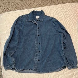 Aritzia Wilfred Free Denim Shirt
